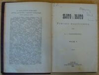 Zdjęcie nr 2 okładki Kraszewski J. I. Złoto i błoto. Powieść współczesna. Tom I.