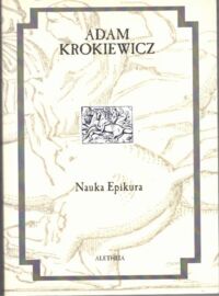 Miniatura okładki Krokiewicz Adam Nauka Epikura. /Dzieła. Tom IV/