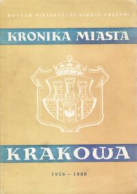 Miniatura okładki  Kronika miasta Krakowa. 1959 - 1960.