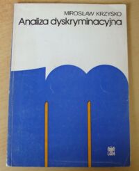 Miniatura okładki Krzyśko Mirosław Analiza dyskryminacyjna. /Seria Matematyka nr 6/