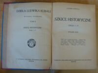 Zdjęcie nr 2 okładki Kubala Ludwik Szkice historyczne. Serja I i II. /Dzieła Ludwika Kubali. Tom II/