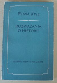 Miniatura okładki Kula Witold Rozważania o historii.