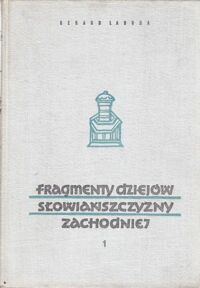 Miniatura okładki Labuda Gerard Fragmenty dziejów słowiańszczyzny zachodniej. Tom 1.