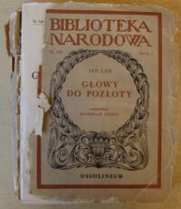 Miniatura okładki Lam Jan Głowy do pozłoty. Powieść. /Seria I. Nr 148/