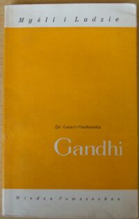 Miniatura okładki Lazari-Pawłowska Ija Gandhi. /Myśli i Ludzie/