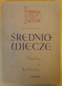 Miniatura okładki Lewański Julian /red./ Średniowiecze. Studia o kulturze. III.