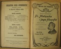 Zdjęcie nr 2 okładki Lichtenberger Henryk Fr.Nietzsche i jego filozofia przekład z francuskiego I.Marcinowskiej. Z przedmową Wł.Jabłonowskiego. /Biblioteka Dzieł Wyborowych. Nr 370/