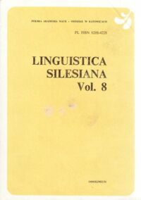 Miniatura okładki  Linguistica Silesiana. Vol. 8.