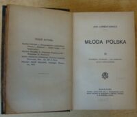 Zdjęcie nr 2 okładki Lorentowicz Jan Młoda Polska. T.I-III w 2 vol.