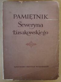 Miniatura okładki Łusakowski Seweryn Pamiętnik Seweryna Łusakowskiego