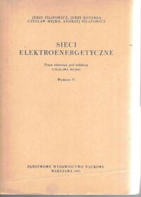 Miniatura okładki Mejro Czesław /red./ Sieci elektroenergetyczne. 