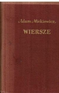 Miniatura okładki Mickiewicz Adam Wiersze.