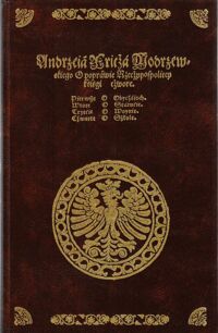 Miniatura okładki Modrzewski Andrzei Fricz O poprawie Rzeczypospolitey. Księgi czwore.