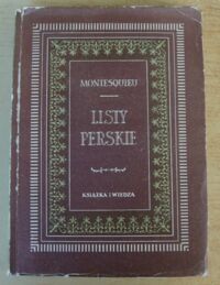 Miniatura okładki Montesquieu Listy perskie.