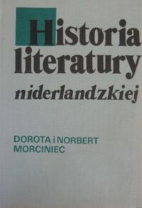 Miniatura okładki Morciniec Dorota i Norbert Historia literatury niderlandzkiej. Zarys.