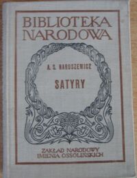 Zdjęcie nr 1 okładki Naruszewicz Adam Stanisław Satyry. /Seria I. Nr 179/