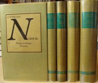 Miniatura okładki Norwid Cyprian /wybór J.W. Gomulicki/ Pisma wybrane. Tom I-V. T.I. Wiersze. T.II. Poematy. T.III. Dramaty. T.IV. Proza. T.V. Listy. /Biblioteka Klasyków, tzw. Złota Seria/