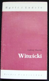 Miniatura okładki Nowicki Andrzej Witwicki. /Myśli i Ludzie/