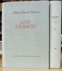 Miniatura okładki Odyniec Antoni Edward Listy z podróży. Tom I-II. 
/Biblioteka Pamiętników Polskich i Obcych/