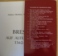 Zdjęcie nr 2 okładki Okólska Halina, Szykuła Krystyna Breslau auf alten planen 1562-1946.