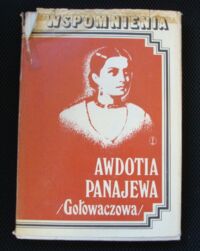 Miniatura okładki Panajewa Awdofia  (Gołowaczowa ) Wspomienia.