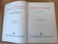 Zdjęcie nr 2 okładki Piotrowicz Ludwik Dzieje Rzymskie. Wielka Historja Powszechna. Tom III. 