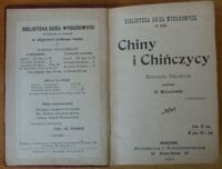 Zdjęcie nr 2 okładki Plauchut Edmund /przeł. Michałowski H./ Chiny i Chińczycy. /Biblioteka Dzieł Wyborowych Nr 143/