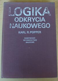 Miniatura okładki Popper Karl P. Logika odkrycia naukowego.