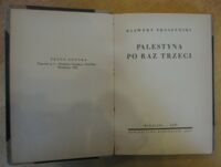 Zdjęcie nr 2 okładki Pruszyński Ksawery Palestyna po raz trzeci.