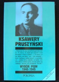 Miniatura okładki Pruszyński Ksawery Wybór pism 1940-1945.