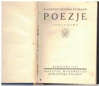 Miniatura okładki Przerwa - Tetmajer Kazimierz Poezje.