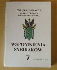 Miniatura okładki Przewłocki Janusz /przygotował/ Wspomnienia Sybiraków 7.