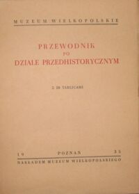 Miniatura okładki  Przewodnik po dziale przedhistorycznym. Z 20 tablicami.