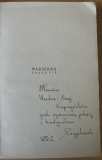 Zdjęcie nr 2 okładki Przypkowski Tadeusz Warszawa. Varsovie.