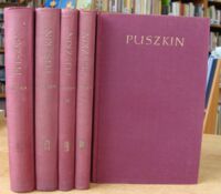 Miniatura okładki Puszkin Aleksander Dzieła wybrane. Tom I-V. T.I. Wiersze. T.II. Poematy i baśnie. T.III. Eugeniusz Oniegin. T.IV. Utwory dramatyczne. T.V. Opowieści.