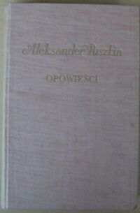 Miniatura okładki Puszkin Aleksander Opowieści. /Dzieła wybrane. T.V/