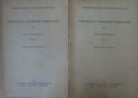 Miniatura okładki Rachwał Tadeusz, Dwuraźna Stefania Ćwiczenia z geometrii wykreślnej. Tom I. Część 1. Rzuty cechowe. Tekst. Atlas.