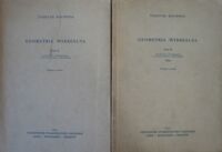 Miniatura okładki Rachwał Tadeusz Geometria wykreślna. Tom II. Cz.1. Wielościany i powierzchnie w rzutach Mongea. Aksonometria. Cz.2. Atlas.