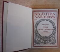 Miniatura okładki Rej Mikołaj /oprac. A. Bruckner/ Pisma prozą i wierszem. /Seria I. Nr 40/