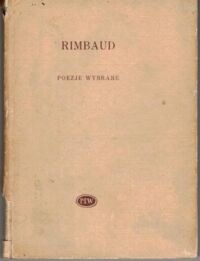 Miniatura okładki Rimbaud Artur Jan Poezje. /Biblioteka Poetów/