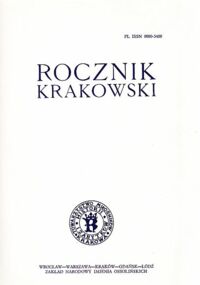 Miniatura okładki  Rocznik Krakowski. T.LIV