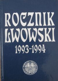 Miniatura okładki  Rocznik Lwowski 1993-1994.