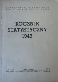 Miniatura okładki  Rocznik statystyczny 1949.