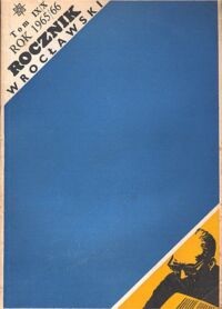 Miniatura okładki  Rocznik Wrocławski. Tom IX/X (1965/1966).