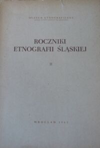 Miniatura okładki  Roczniki Etnografii Śląskiej II.