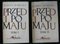 Miniatura okładki Romeyko Marian Przed i po maju. Tom I-II.