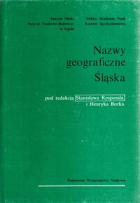 Miniatura okładki Rospond Stanisław, Borek Henryk /red./ Słownik etymologiczny nazw geograficznych Śląska. Tom III. F-G.