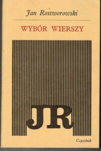 Miniatura okładki Roztworowski Jan Wybór wierszy.