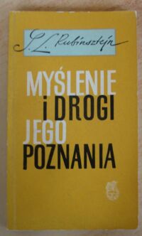 Miniatura okładki Rubinsztejn S.L. Myślenie i drogi jego poznania.