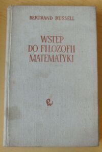 Miniatura okładki Russell Bertrand Wstęp do filozofii matematyki.